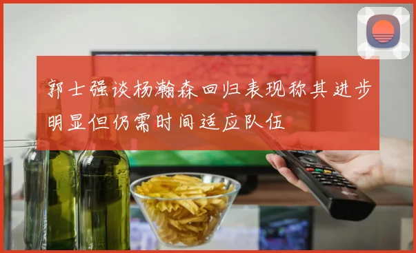 郭士强谈杨瀚森回归表现称其进步明显但仍需时间适应队伍